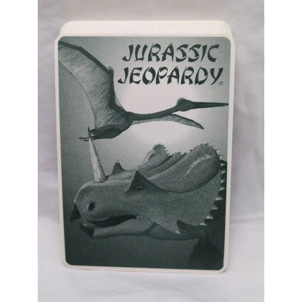 1993 Jurassic Jeopardy A Game Of Stats And Strategy Card Game